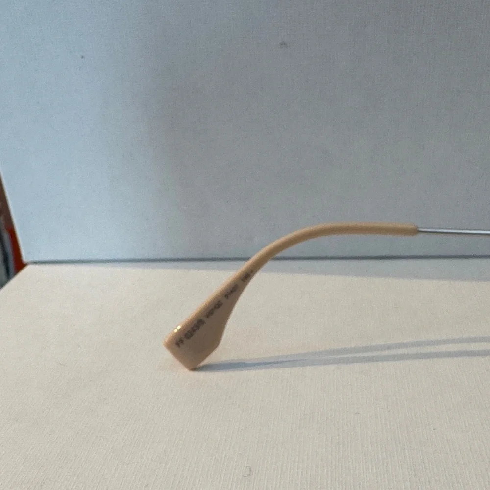 Fendi Round Gradient Sunglasses with Orange Accents - Picture 6 of 8